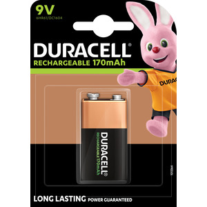 Duracell Rechargeable Alkaline-Batterien 9V 