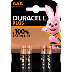 Duracell Plus Alkaline-Batterien 4AAA K-Pack 4 Stück 