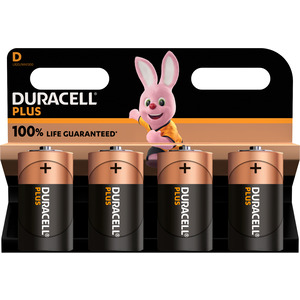Duracell Plus 4D K-Pack 4 Stück 