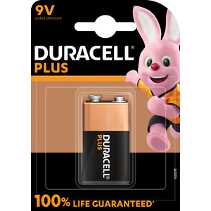 Duracell Plus Alkaline-Batterien 9V MN1604 1 Stück 