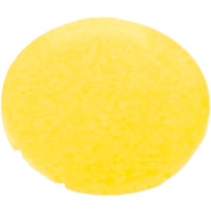 Tastenlinse flach gelb 