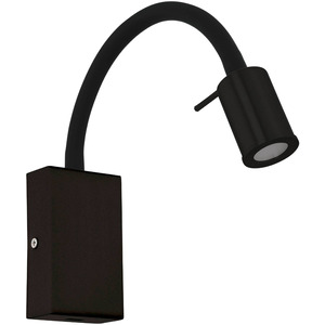 Wandleuchte TAZZOLI schwarz matt USB 3,5W LED 