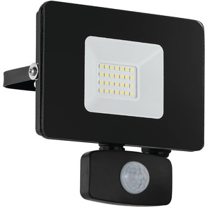 LED-Strahler mit Sensor 20W IP44 5000K 1800lm schwarz FAEDO 3 