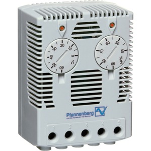 Elektr. Hygrostat / Thermostat Kombi Wechselkontakt für Schaltschränke 
