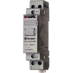 Stromstoßschalter für DIN-Schiene 1S 16A An/Aus für 230 V AC Serie 20 