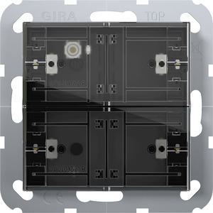 Tastsensor 4 Komfort 2-fach für KNX System 55 