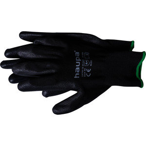1 Paar PU-Textil-Handschuh Größe 11 schwarz 