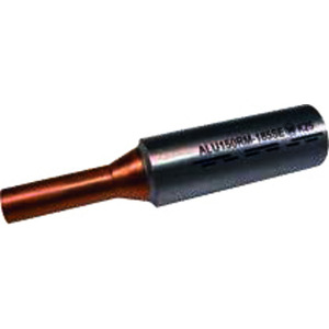 Al-Pressverbinder 25 mm² rm/sm 35 mm² se mit Cu-Bolzen 6mm Durchmesser blank 