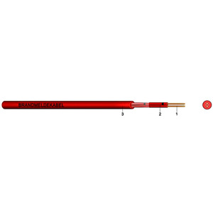 Brandmeldekabel JB-YY 2x0,8 - 100m Bund 