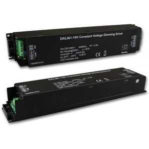 LED Trafo 24V/DC 0-200W IP20 0-10V/ PUSH/DALI dimmbar 
