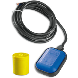 Schwimmerschalter für klares Wasser mit 3 m 3 x 1 mm² PVC-Kabel IP68 