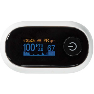 SmartLife Pulsoximeter Bluetooth OLED-Anzeige Pulsfrequenz Sauerstoffsättigung 