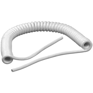 Spiralleitung PVC weiß 1 m H05VV-F 3G1,5 