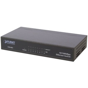 Switch 8-Port FSD-803 Dual Speed 8 x 10Base-T / 100Base-TX (RJ-45), 