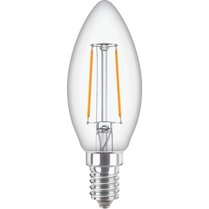LED Kerzenlampe CorePro LEDcandle 2-25W 250lm E14 827 B35 klar Glas IP44 