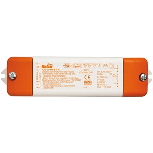Elektronischer Trafo 230/12VAC 10-60W dimmbar für NV Halogenlampen 
