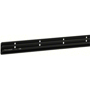 Sockelleistenkanal Unterteil 2 Kammern aus PVC zu SL 20x55mm schwarz 