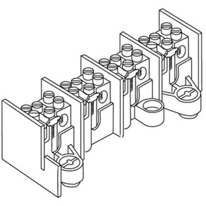 Hauptleitungs-Abzweigklemmen 35 mm² 3548/4 4 x 35 8 x 25 mm² + MP 