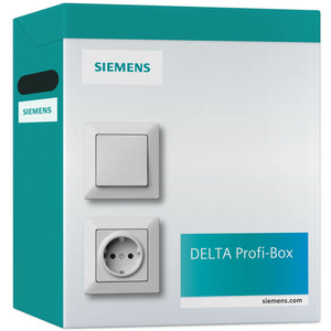 DELTA Box / Profi Box 390 Stk. 1-fach Rahmen 80 x 80 mm titanweiss 