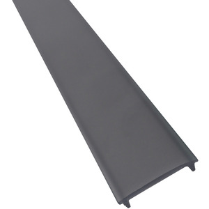 LED Profil Cover Abdeckung schwarz 2m 