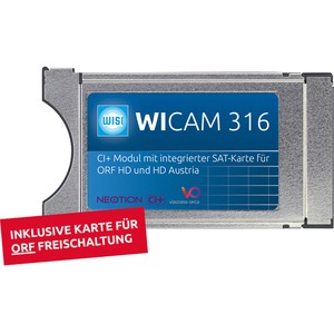 CI+ Modul mit integrierter SAT-Karte Cardless WICAM 316 