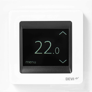 Uhren Thermostat Touch-Display DEVIreg Touch 16A weiß 