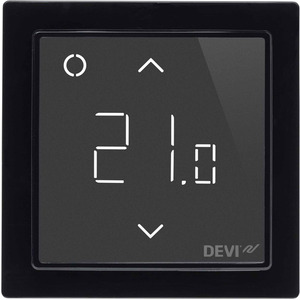 DEVIreg Smart Uhrenthermostat mit APP Steuerung schwarz 