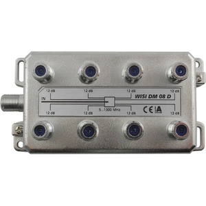 8-fach F-Verteiler 5-1300 MHz 