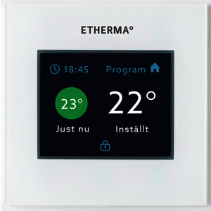 Thermostat mit Touchpad & Programm, 5-35°C, 16A 