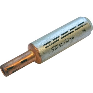 Al-Cu Pressverbinder 35 / 50 / 16 mm² blank DIN50182 