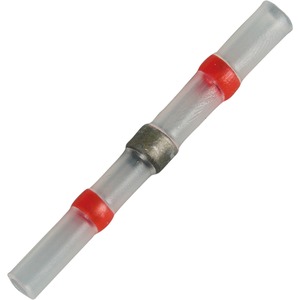 Löt-Schrumpfverbinder transparent 0,5-1,0 mm² rot 