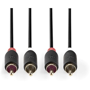 Audio Kabel Stereo 2x Cinch-Stecker - 2x Cinch-Stecker 5,0 m 