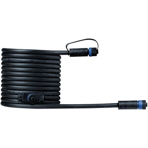 Plug+Shine Connector IP68 5m 1 in-2 out 2x1,5mm² Schwarz Kunststoff 