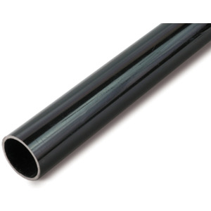 starres Stahlrohr schwer schwarz lackiert (RAL9005) 3m 