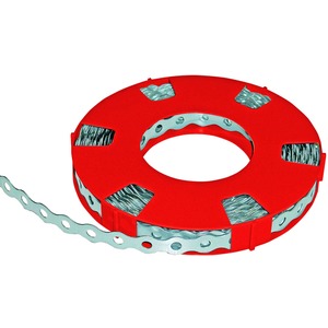 Metallmontageband 12 mm x 0,7 mm Loch 5,1 mm 10 m 