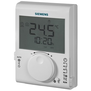 Raumtemperaturregler mit Tagesschaltuhr und grosser LCD-Anzeige 