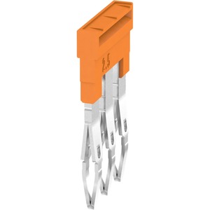 Querverbinder 3-polig Z-Reihe für Klemmen orange 
