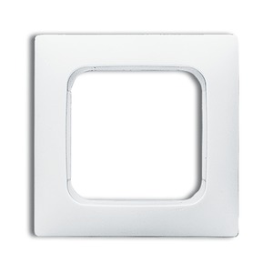 Abdeckrahmen 1-fach Linear-102 weiß glänzend Reflex SI 