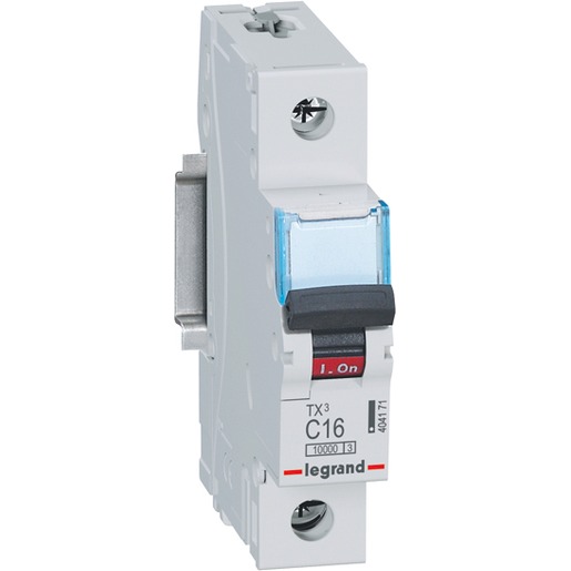 Legrand Leitungsschutzschalter TX3 C 16 A 1-polig 10 kA 1-modulig 230//400 V AC