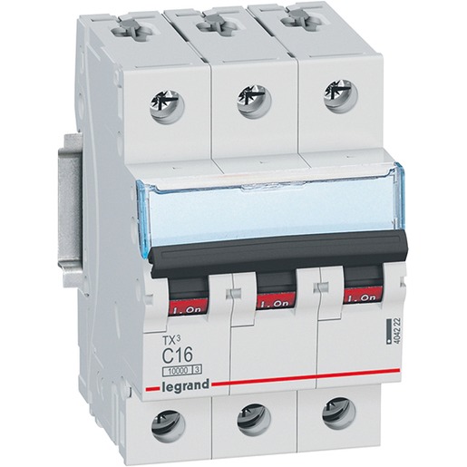 Legrand Leitungsschutzschalter TX3 C 16 A 1-polig 10 kA 1-modulig 230//400 V AC