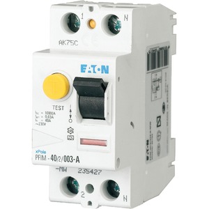 Fehlerstromschutzschalter 2-polig 40A 30mA Typ AC PFIM-40/2/003-DW 