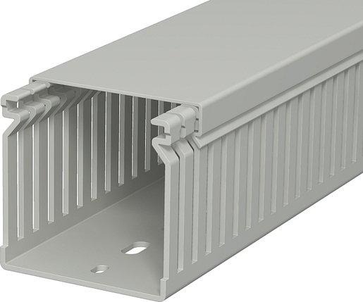 Verdrahtungskanal 60x60x2000 PVC steingrau RAL 7030 