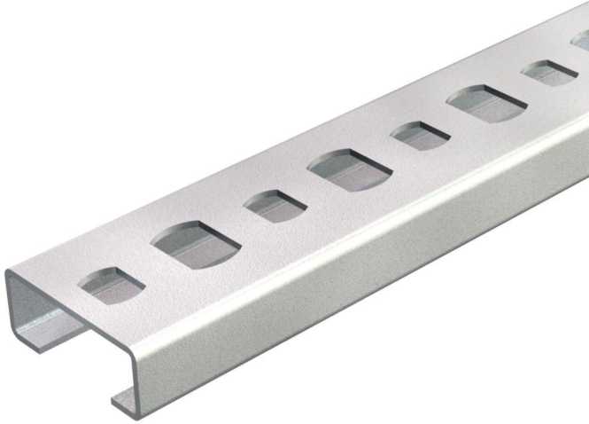 Profilschiene gelocht Schlitzweite 11mm 2000x20x8 St FS 