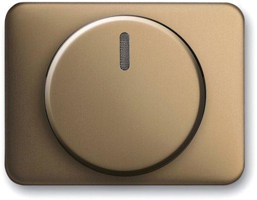 Abdeckung für Bedienelement Drehdimmer Bronze matt 