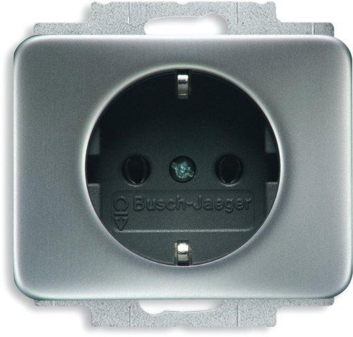 Unterputz Steckdosen-Einsatz alpha mit erhöhtem Berührungsschutz 