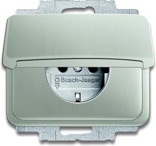 Unterputz Steckdose alpha mit Klappdeckel 