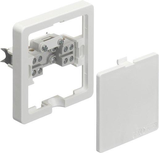 Geräte-Anschlussdose flach Krallenbef. UP weiß 5x2,5mm² 