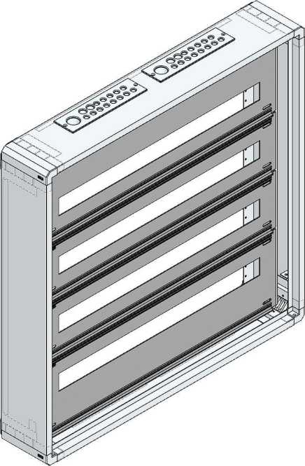 AP-Installations-Flachverteiler Einsatz 4EBS (136TE) 