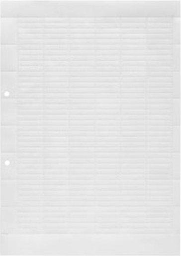 Klemmenmarkierer / Verbindermarkierer 27 x 6,3 mm Papier A4 weiß 