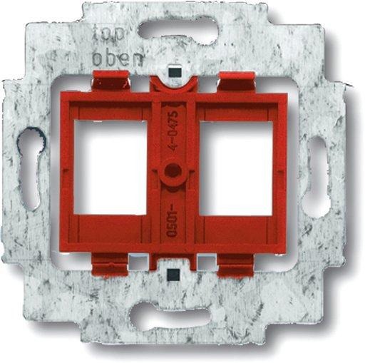 Modular Jack Tragring mit Sockel rot 